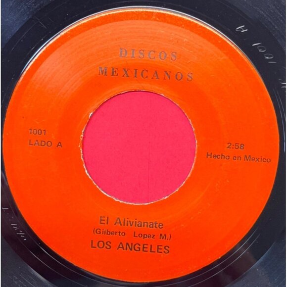 Los Angeles El Alivianate / Reyna de las Flores 45 Latin Discos Mexicanos - Picture 1 of 6